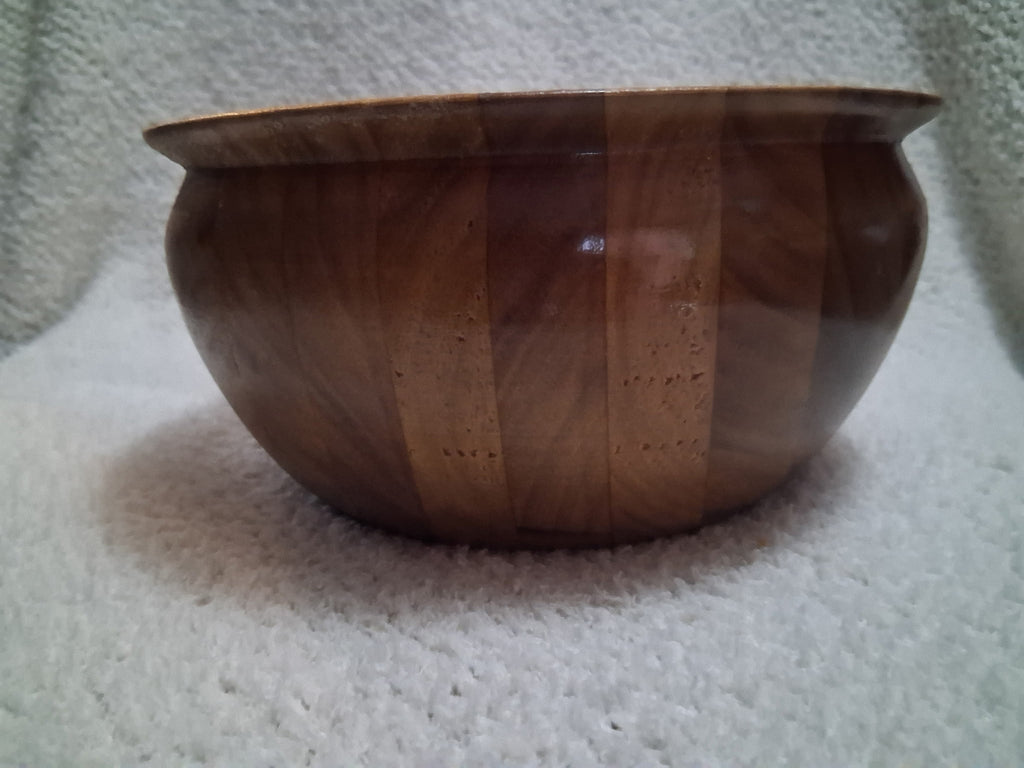 One-of-a-Kind Hand-Turned Tulip Poplar Wood Bowl