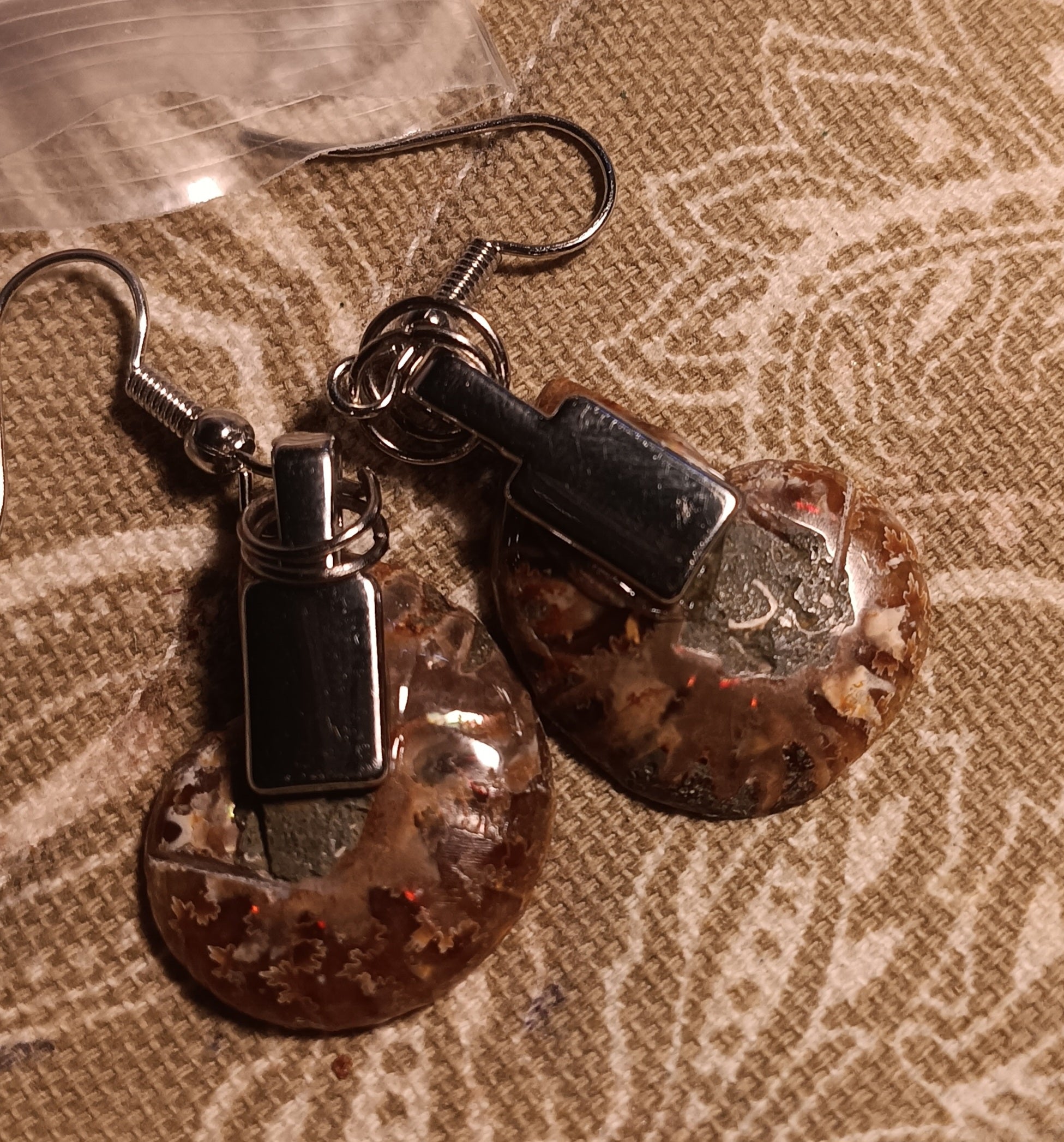 Ammonite Earrings