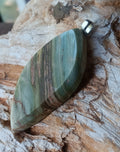 One-of-a-Kind Handmade Gary Green Jasper Pendant