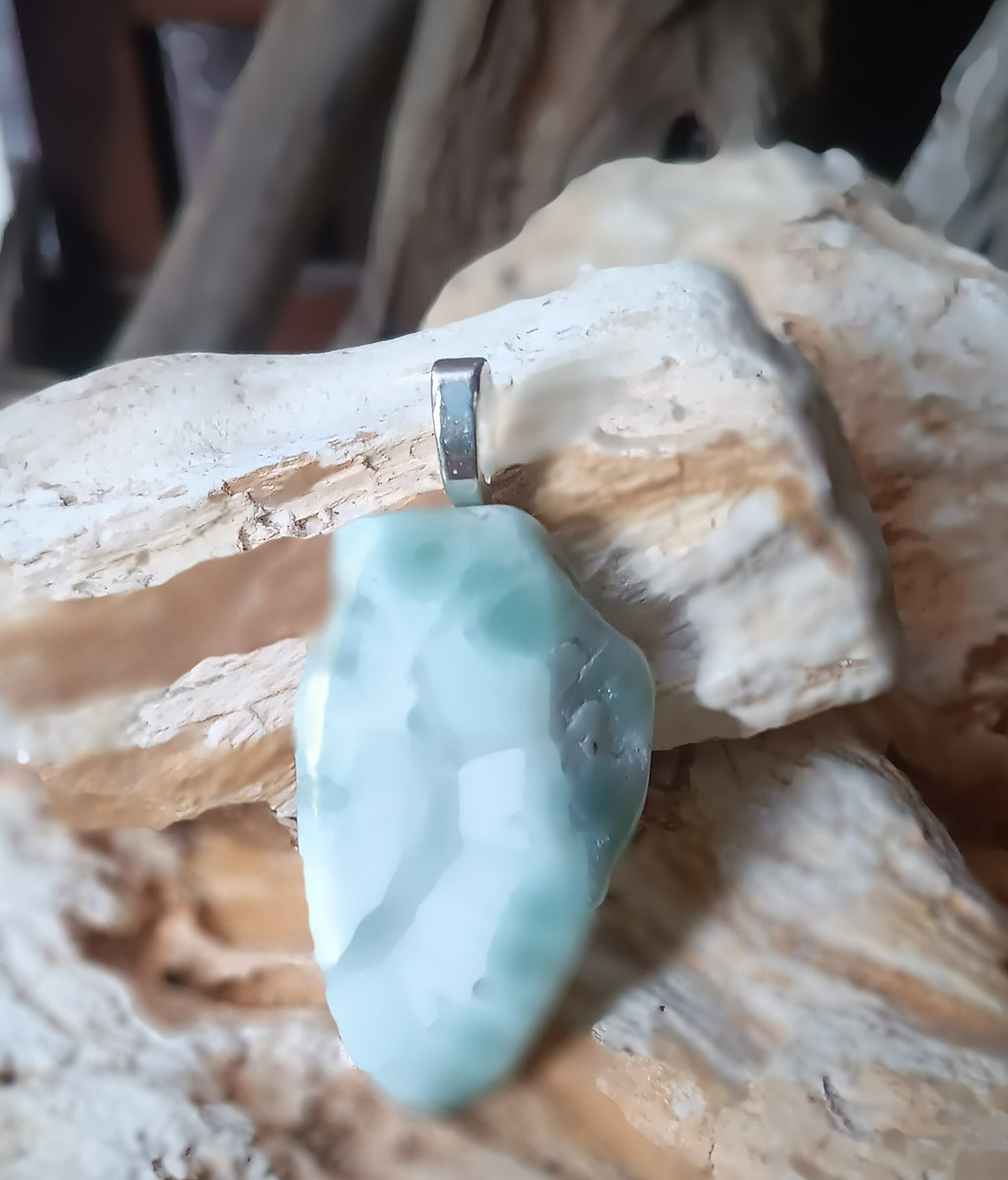 One-of-a-Kind Larimar Pendant